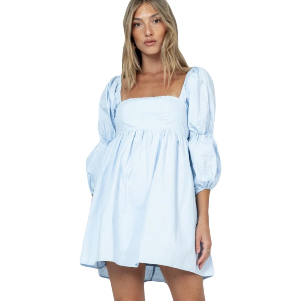 Princess Polly Light Blue Mini Dress